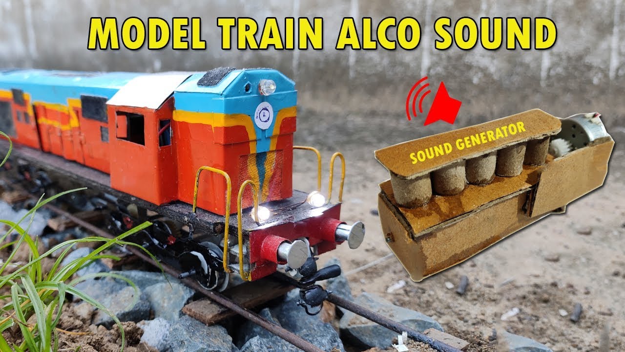 How To Make Sound Of Diesel Train Engine | Alco Sound
