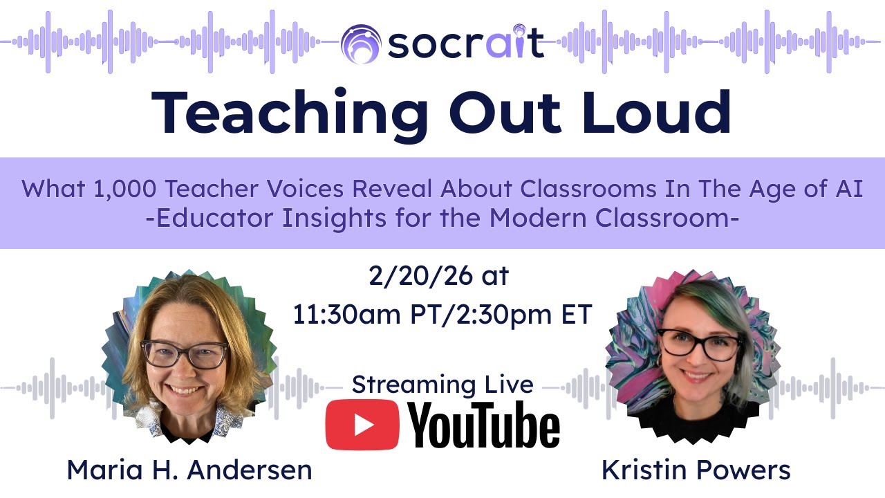 Teaching Out Loud: What 1,000 Teacher Voices Reveal About Classrooms In The Age of AI