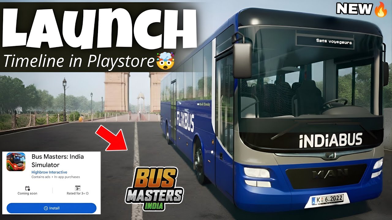 Bus Masters india Simulator Launch LEAKS - New Game exclusive info 🤯🔥