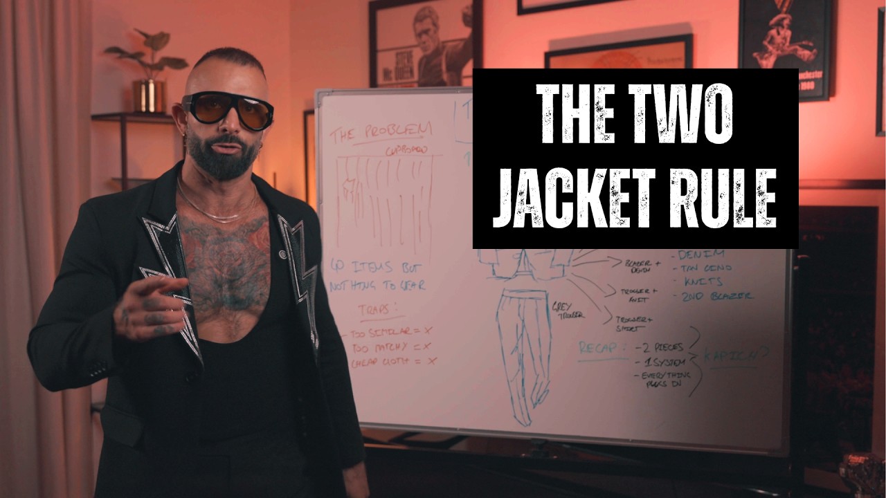 The Two Jacket Rule. Two Pieces That Replace Your Whole Wardrobe