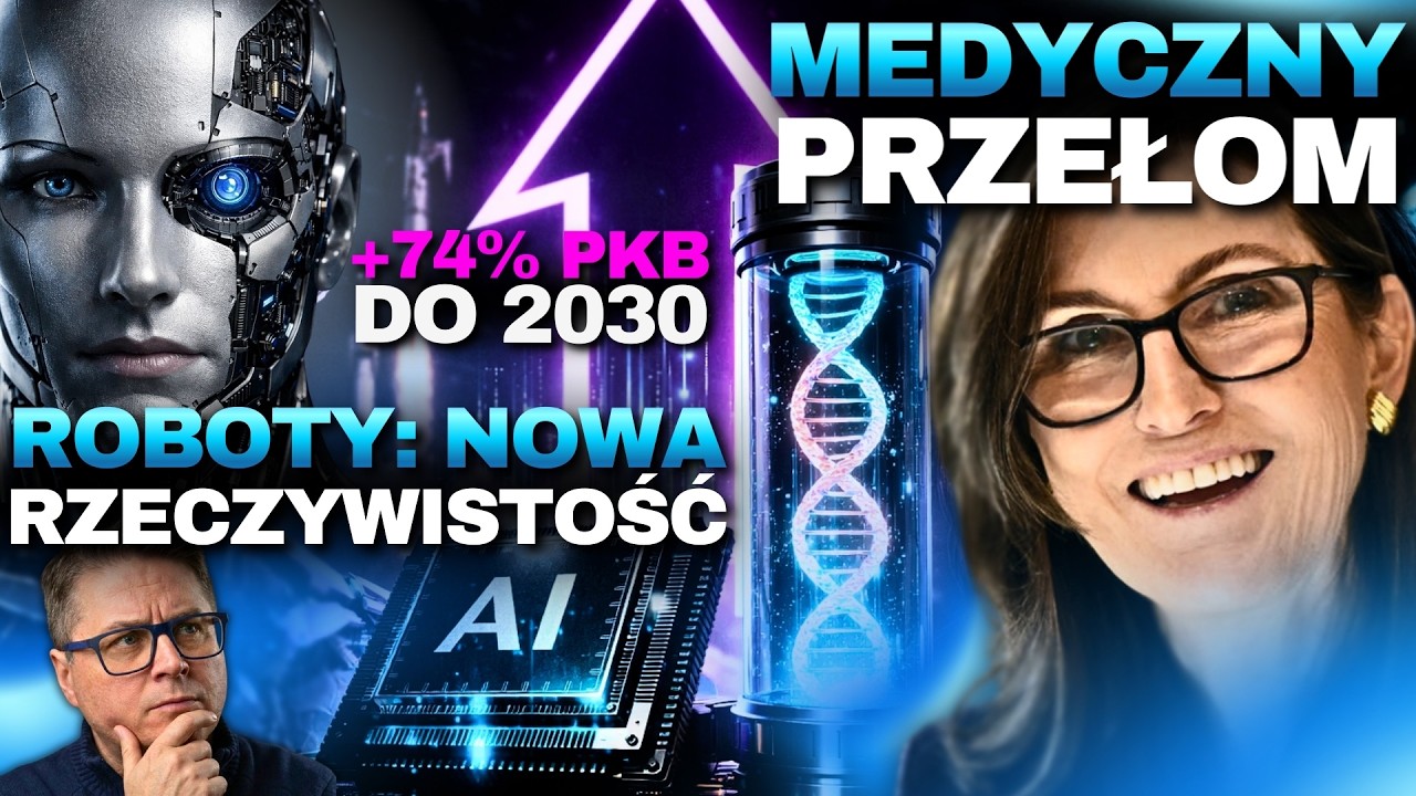 Świat w 2030: Roboty w każdym domu i PKB +74%? Szokujący Raport ARK