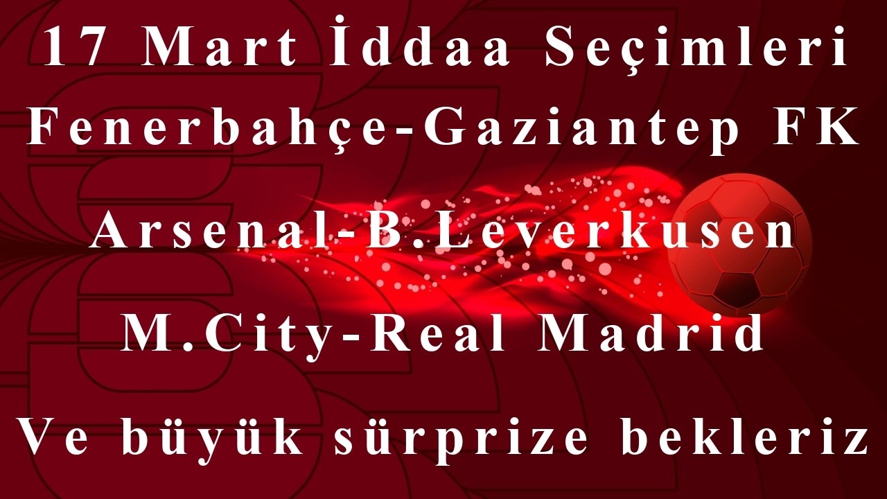 17 Mart Pazar İddaa Tahminleri #iddaa #iddaatahminleri