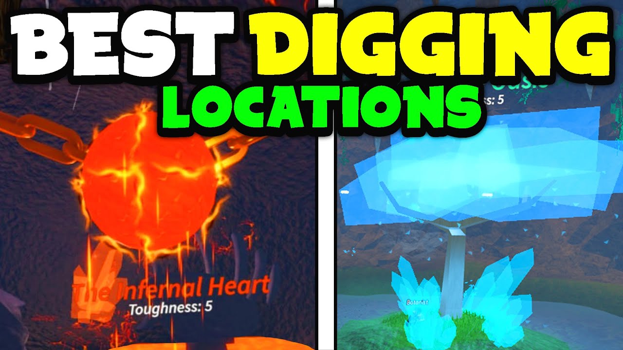 The Best Digging Locations in Prospecting Roblox