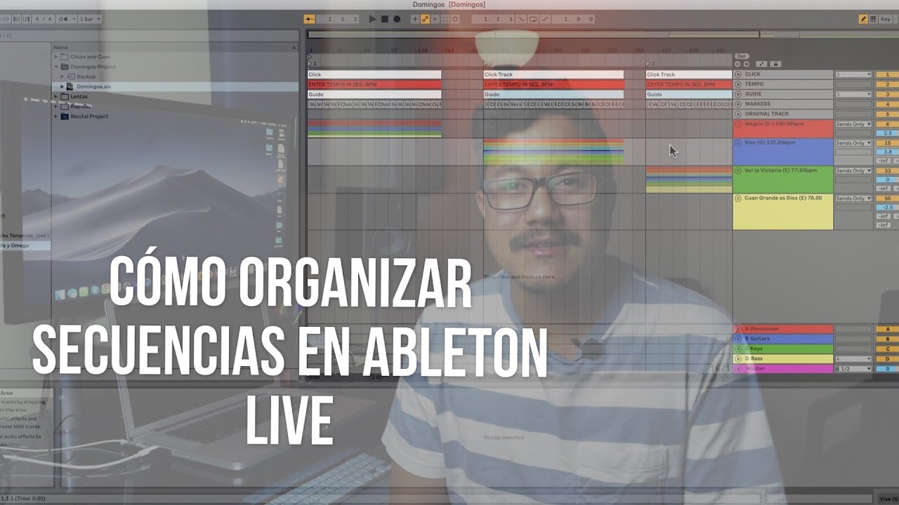 Cómo organizar las Secuencias en Ableton Live