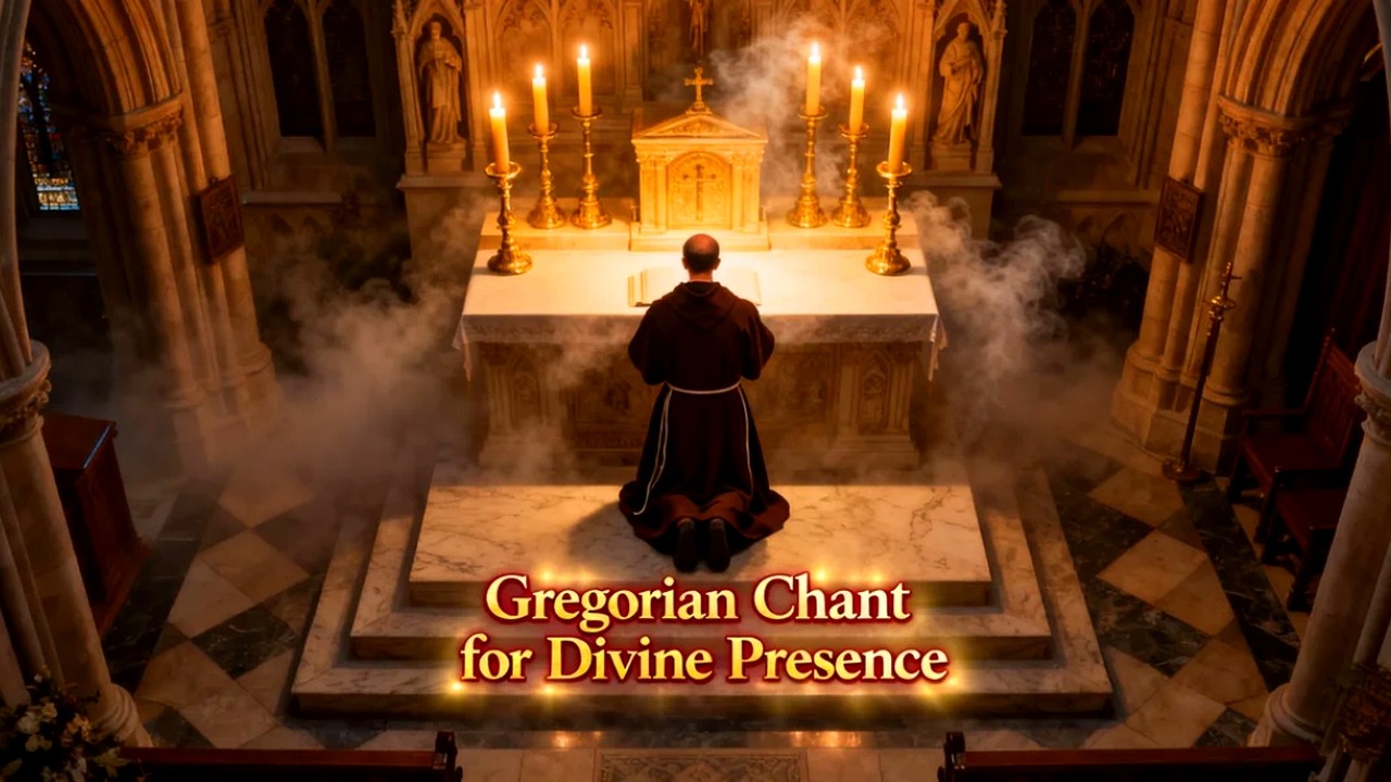 Gregorian Chant for Healing Sleep and Sacred Calm | Benedictine Ambience and Holy Reflection