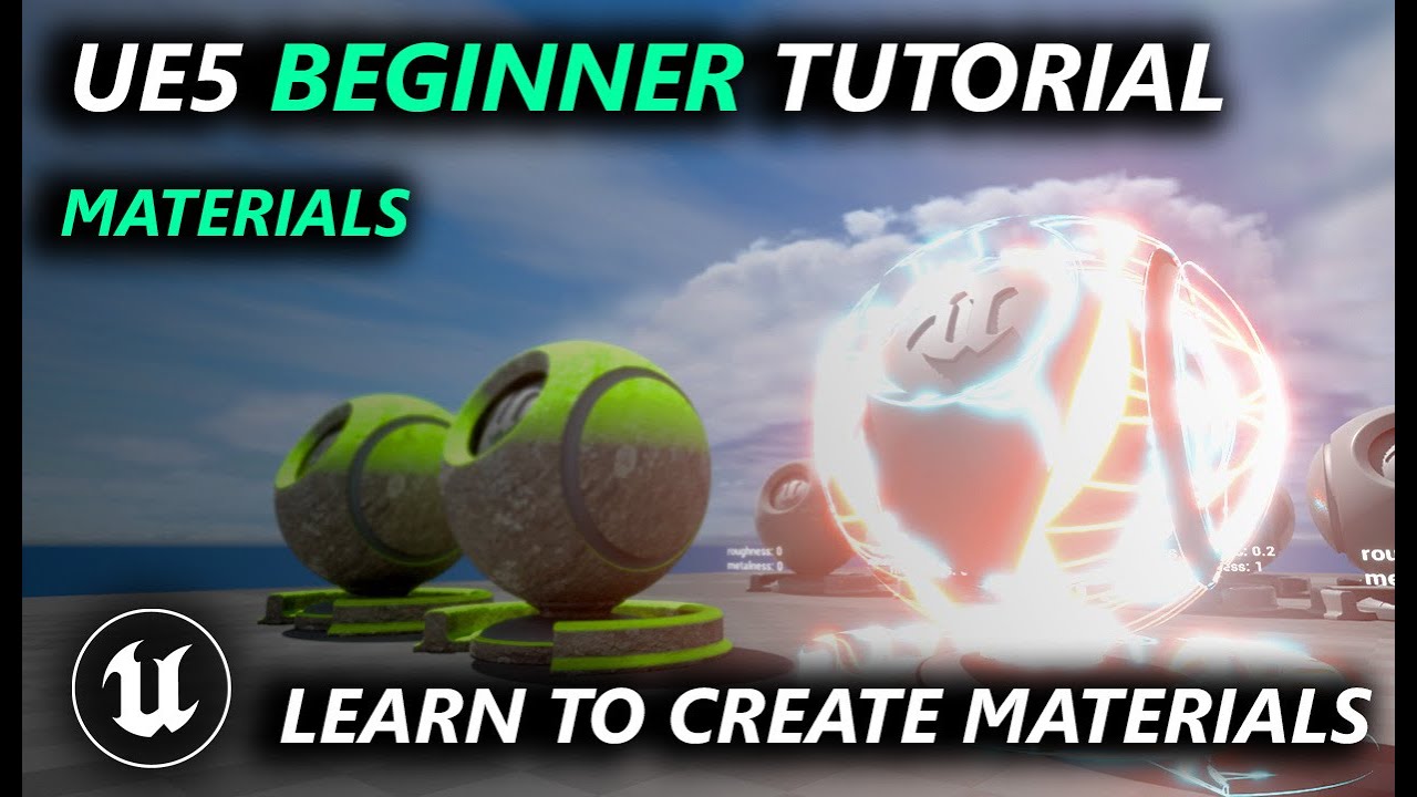 Unreal Engine 5 Beginner Materials Tutorial - Learn to Create Materials from Scratch!