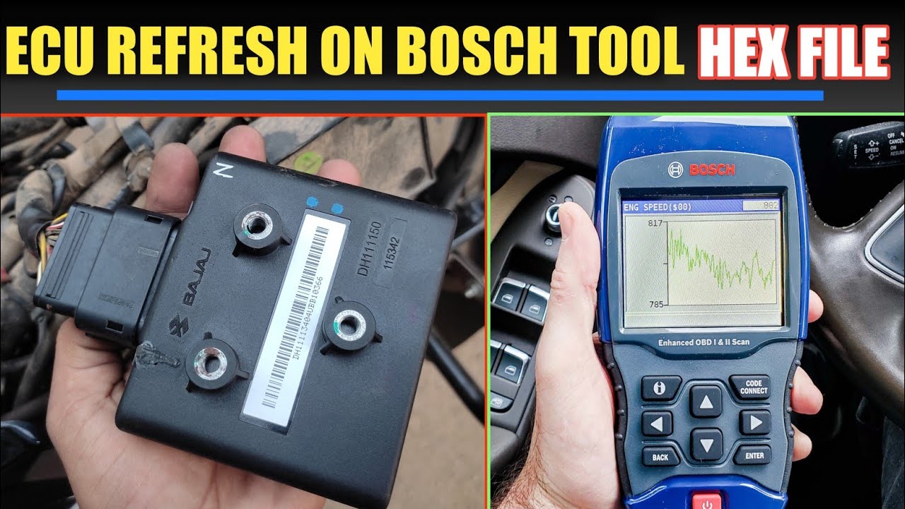 FLASH ECU ON BOSCH TOOL | ECU कैसे रिसेट करते हैं 🤔 [REFRESH]
