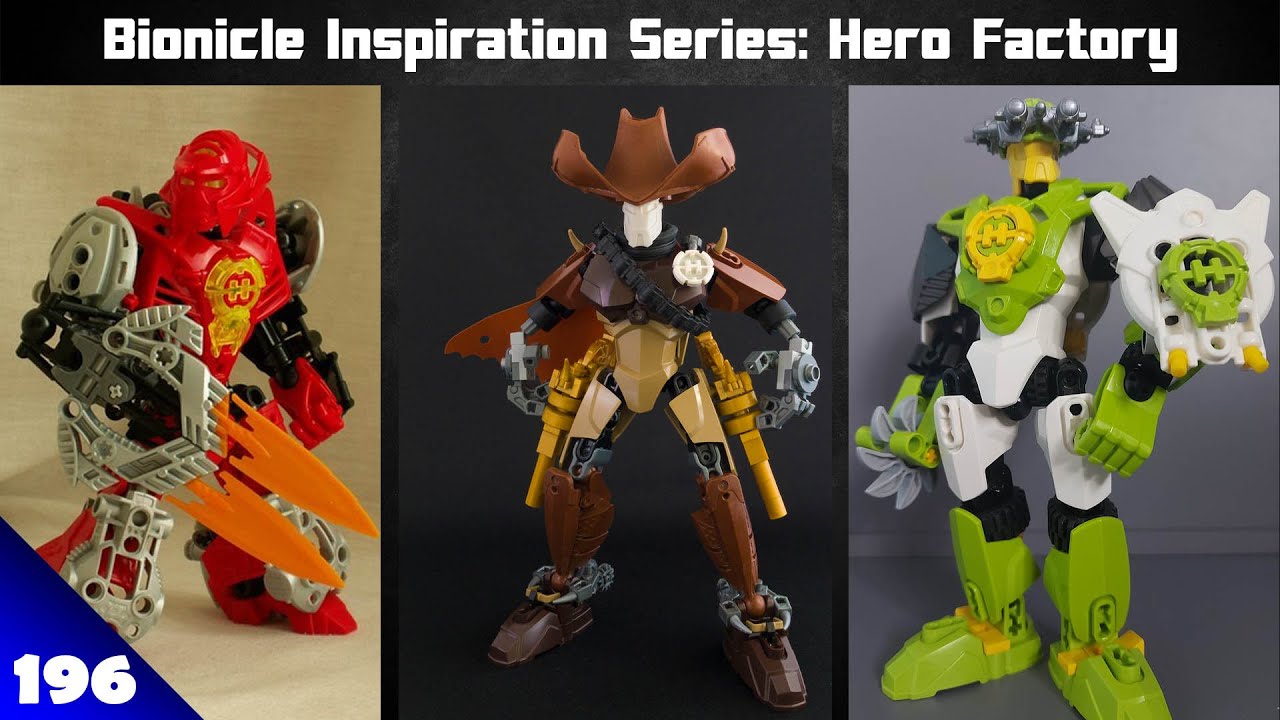Bionicle Inspiration Series Ep 196 Hero Factory (HF Feb)