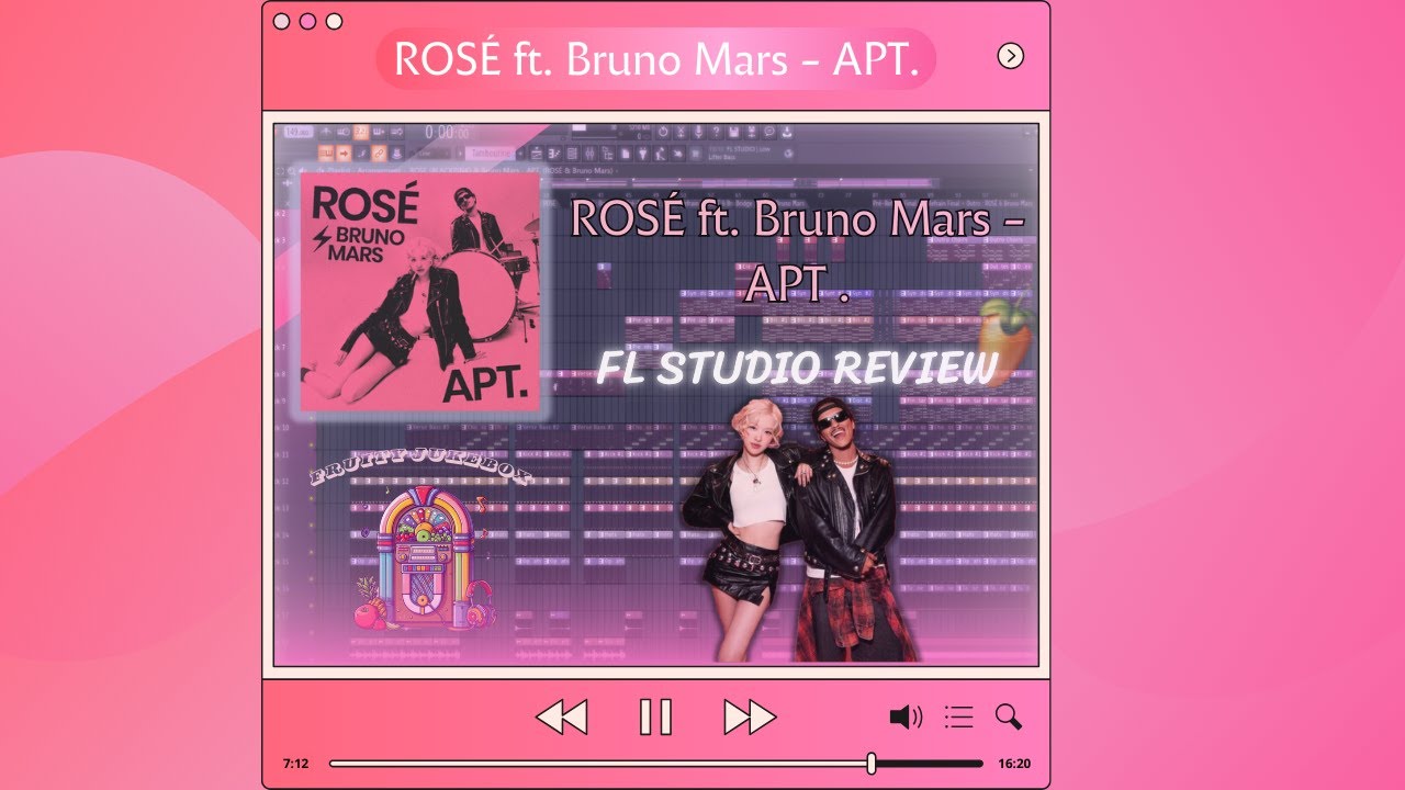 ROSÉ ft. Bruno Mars - APT. (FL Studio Review) | Instrumental 🎸