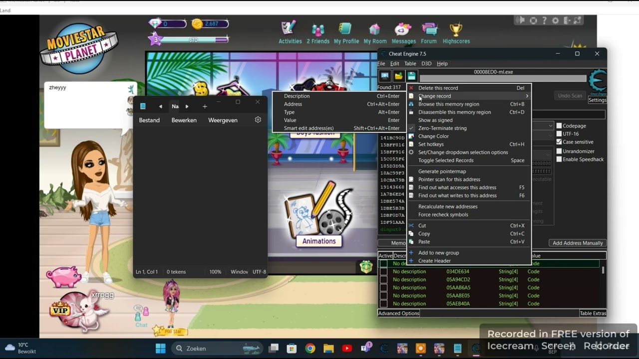 Free diamond shop msp cheat engine