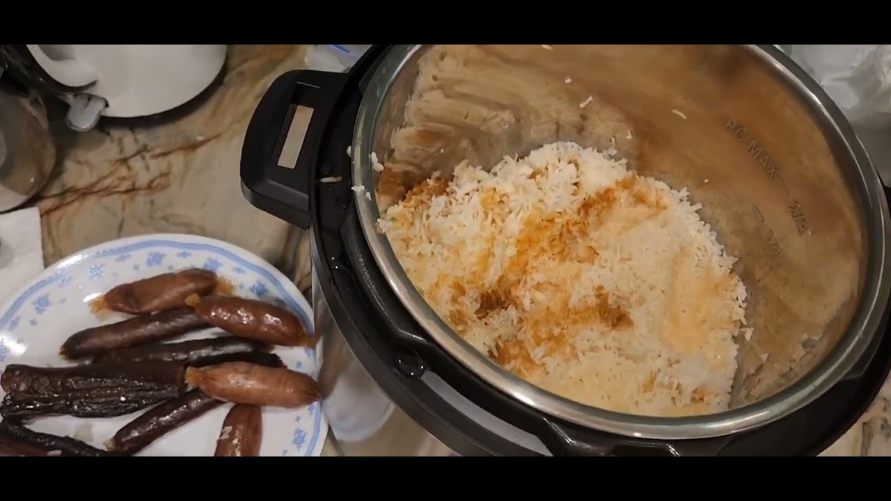 高壓煲煮臘味飯 Instant Pot Lap Mei Fan #asiafood #chinesefood #happyhourcafe