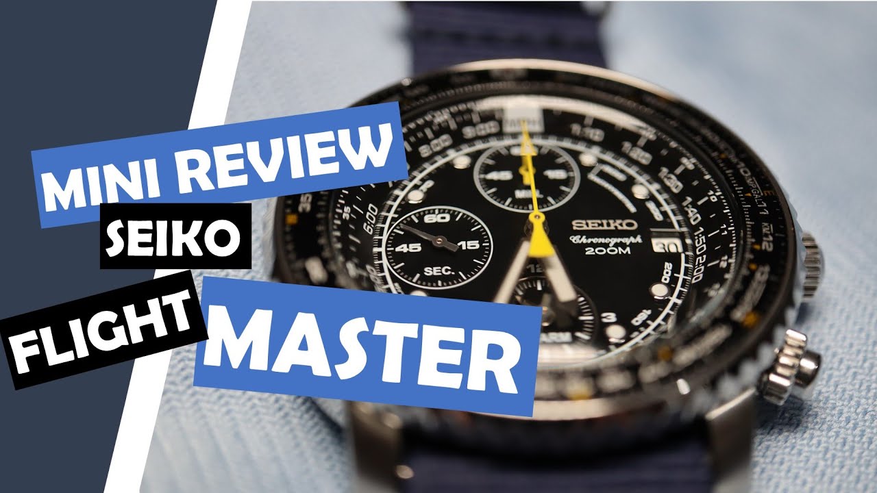 Jam Tangan dengan Bezel dan Dial yang Kompleks || Mini Review Jam Seiko Flightmaster SNA411P1