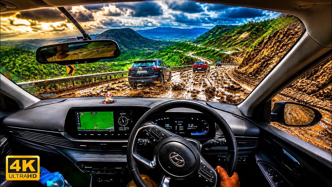 POV😳Dangerous Ghat Road Driving from Pune to Sangli | Hyundai i20 Real Experience | ASMR