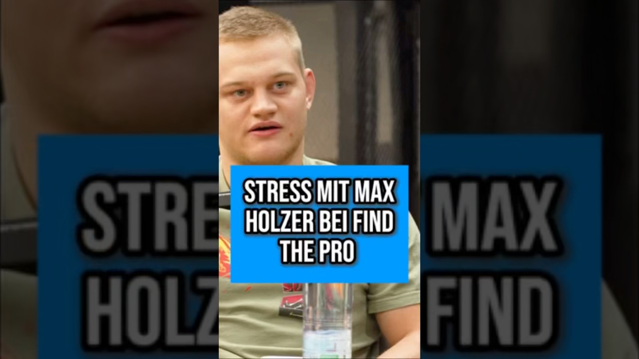 Stress mit Max Holzer bei Find The Pro #mma #fight #fighter #max #holzer #stress