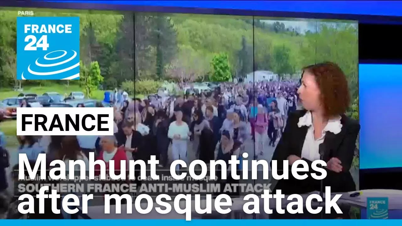 Police manhunt continues after fatal mosque attack in south of France • FRANCE 24 English