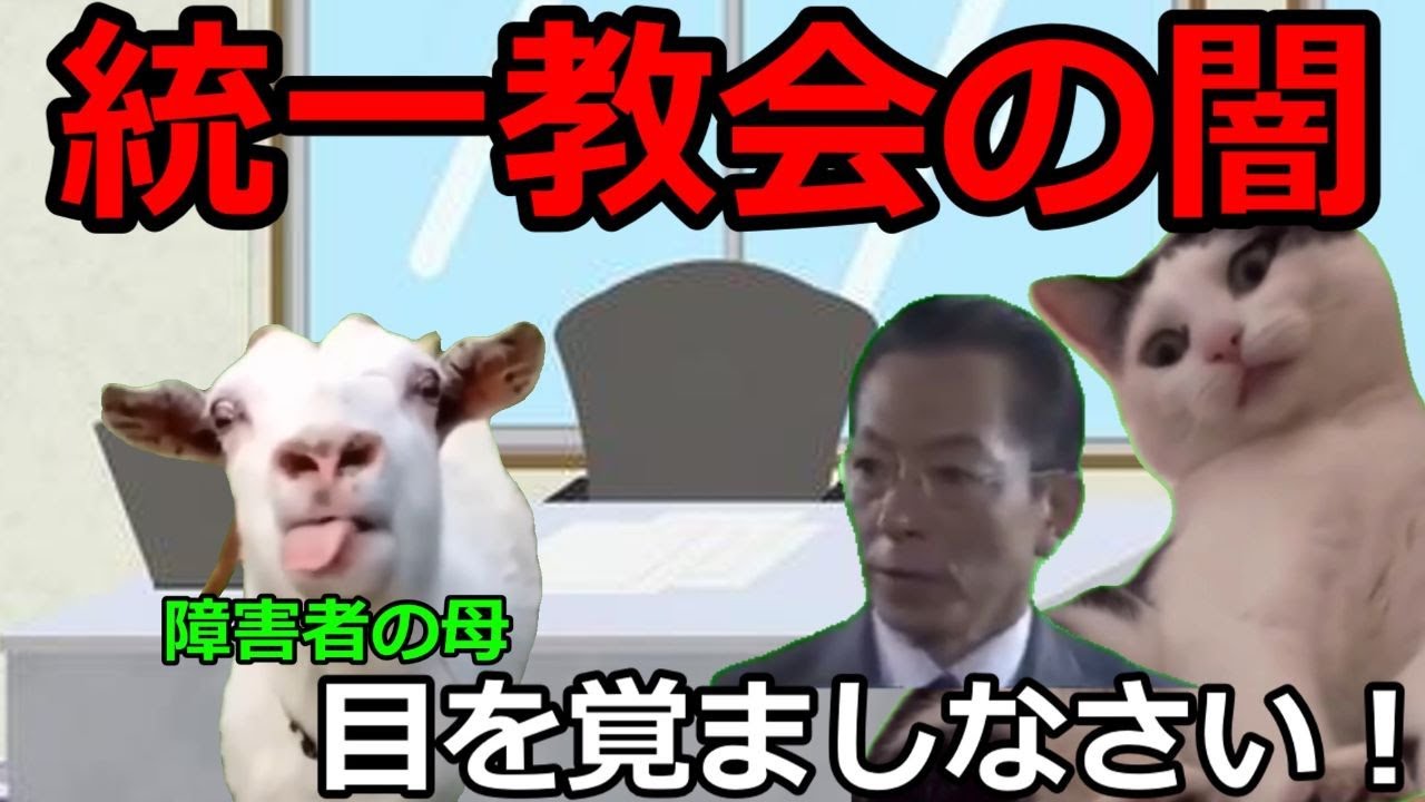 【猫ミーム】会社に統一教会が来た話し