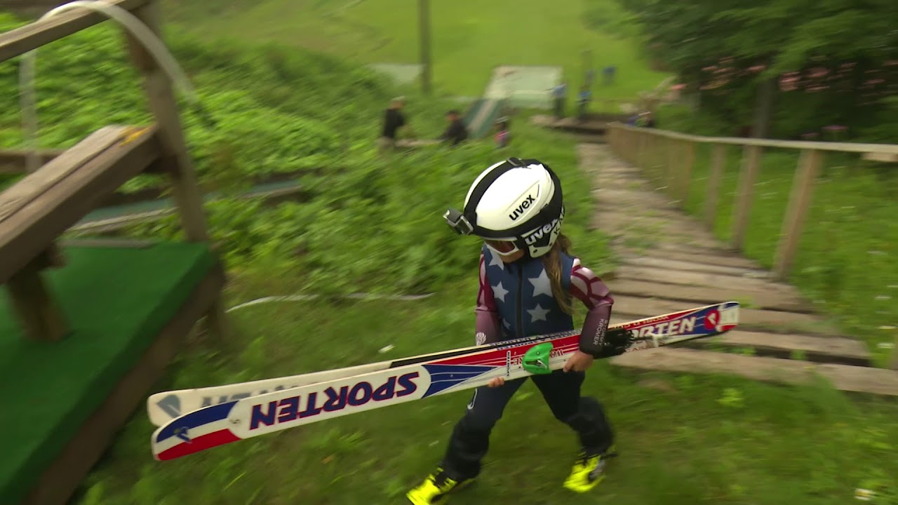 American Countryside - Kids Ski Jumping