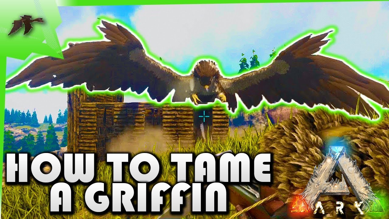 How To Tame A Griffin Solo(Easy Taming Pen)- Ark Survival Evolved Xbox One- Kamz25