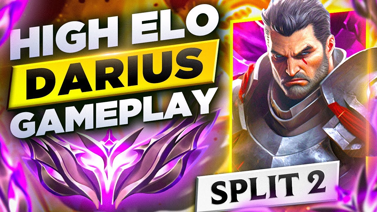 S13 High Elo Darius Gameplay #6 - Season 13 Split 2 SoloQue - Split 2 Darius Builds&Runes