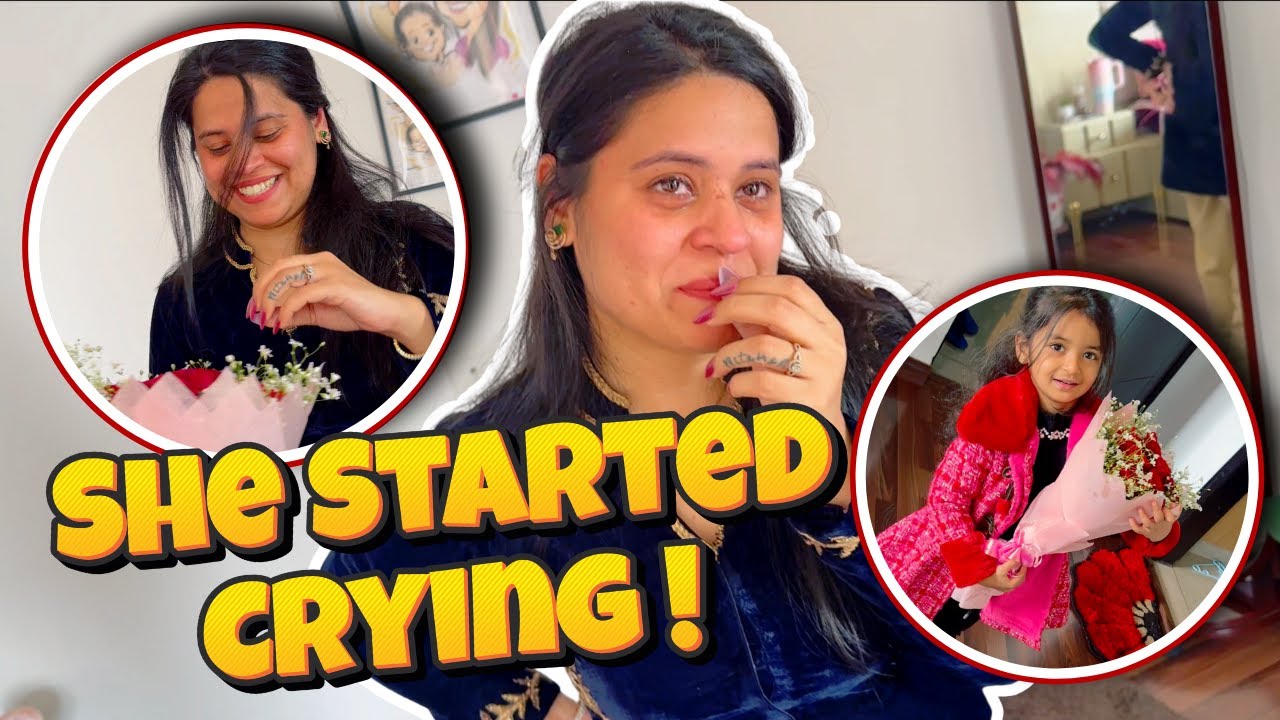 Surprised My Wife With Roses! (She Got Emotional) | Nitsiya TV | Vlog #37