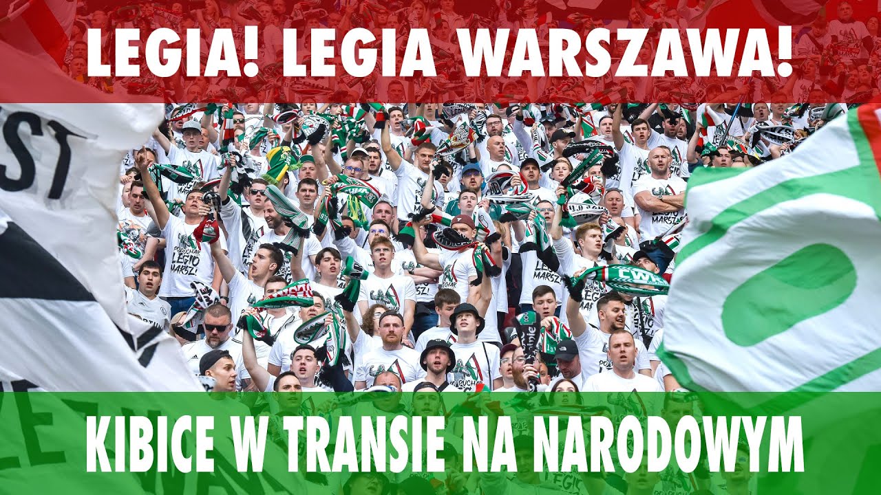 Legioniści w transie: Legia, Legia Warszawa!
