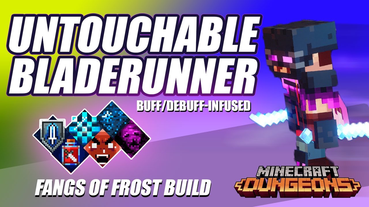 Buff/Debuff-Infused FANGS OF FROST (Daggers) Build for Minecraft Dungeons