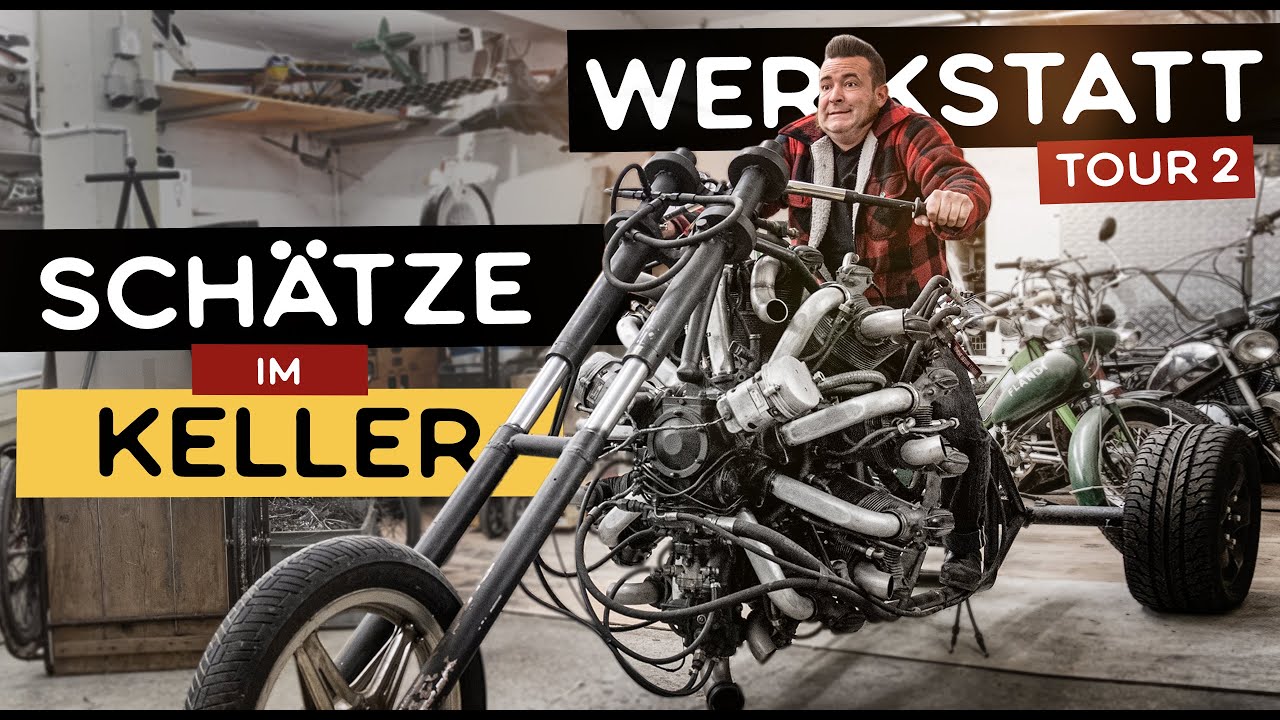 VERRÜCKTE SCHÄTZE IM KELLER | Mofa Tandem, Prototypen, Oldtimer | Werkstatt Tour