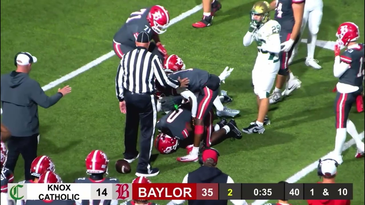 No. 16 Knox Catholic vs No. 1 Baylor Week 11 TSSAA Football (GAME HIGHLIGHTS)