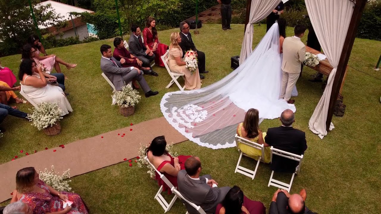 Filmagem com Drone - Casamento Lais
