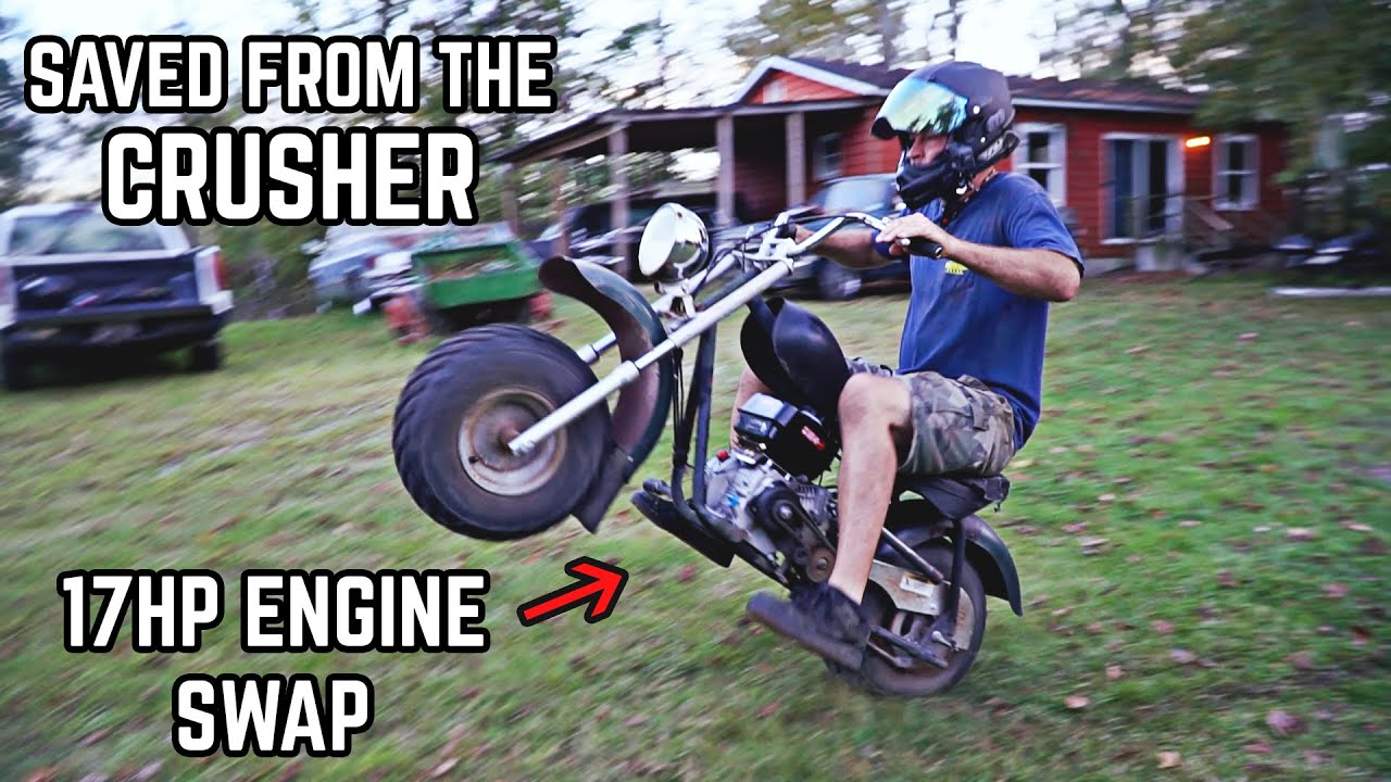 Crusher Mini Bike Build | $20 Mini Bike Gets a Tillotson 225!