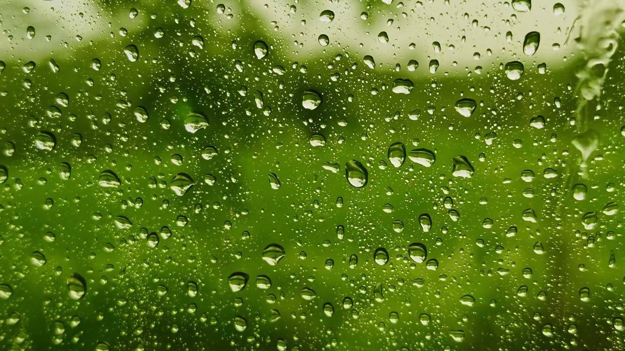 Rain Sound On Window - Pure White Noise for Natural Deep Sleep Inducing, Relaxation or Study