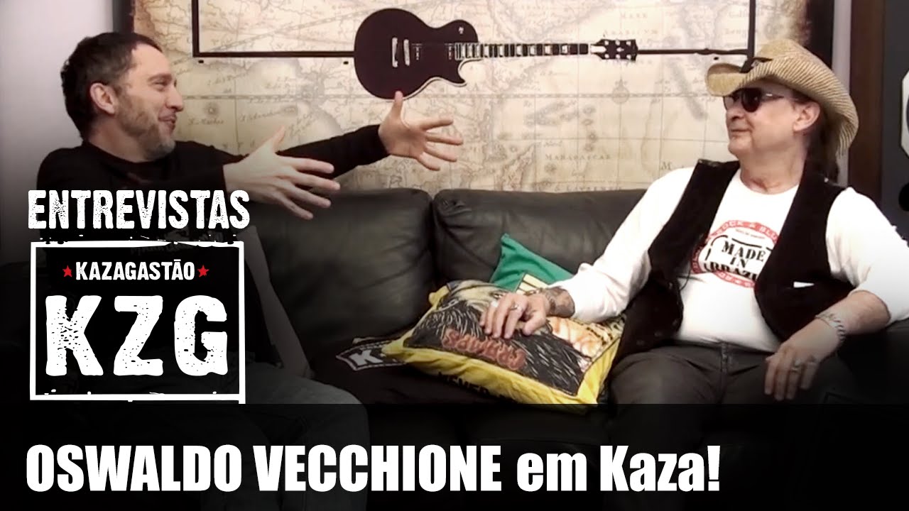 OSWALDO VECCHIONE (Made In Brazil) em Kaza! - entrevistado por Gastão Moreira