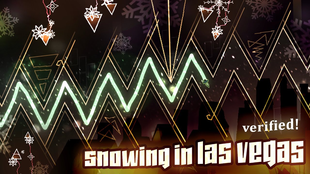 Geometry Dash - snowing in las vegas (Extreme Demon) by Wyntaee & rply [Verification]