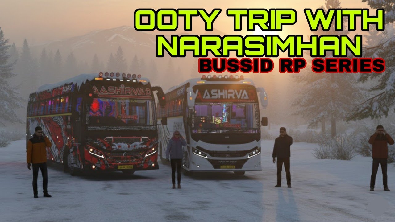 wayanad and ooty trip with AASHIRVAD CONQUERER part 1 malayalam Bussid rp series 