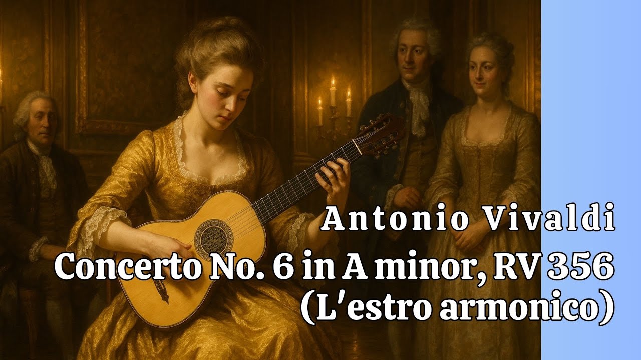 Vivaldi Guitar Concerto in A minor, RV 356 | The Fiery Elegance of Baroque Strings