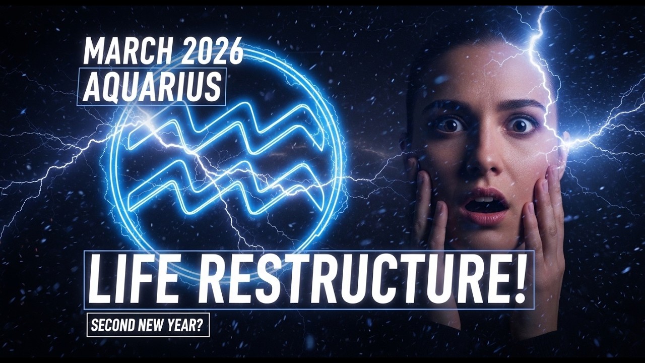 ♒ March 2026 Aquarius Forecast 🌪️ Your Life “Restructure” Era Starts Now (Don’t Ignore This)