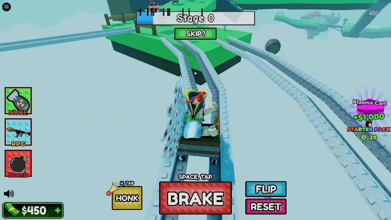 Playing roll in a cart with kaden games