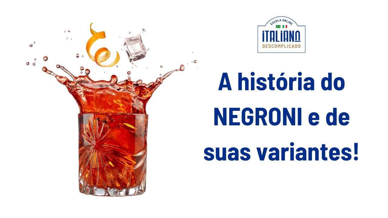História do NEGRONI e de suas variantes!