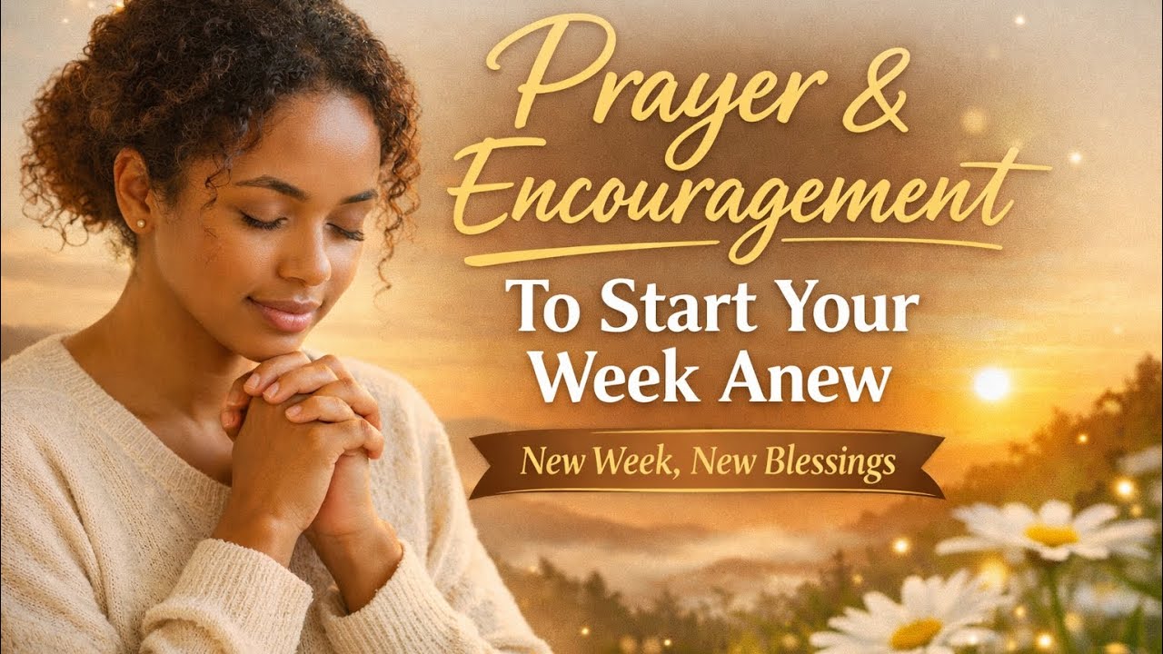 Prayer and Encougement to Start Your Week Anew. 
