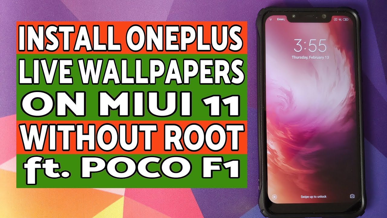 OnePlus Live Wallpapers on MIUI 11 Without Root ft Poco F1