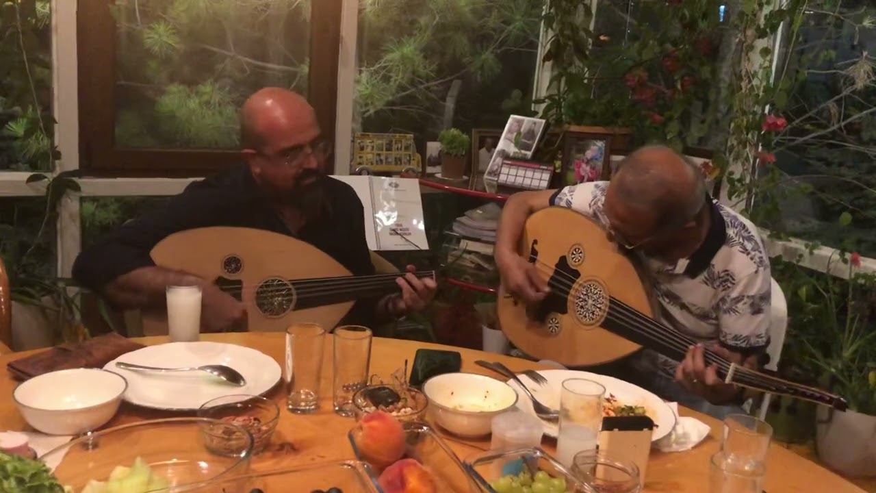 Part-3 Oud Taqsim With 2 Virtuosos BAYRAM COŞKUNER&ALPER TAŞ in a Traditional Turkish Night Table