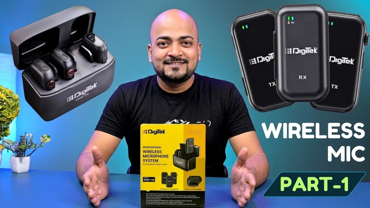 Digitech Wireless Mic Review 🎙 Best Budget Wireless Mic for YouTubers? Part-1