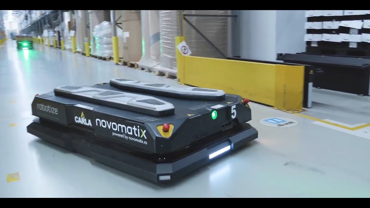 Marquardt Material Handling Automation | GoPal Autonomous Mobile Robots | Novomatix RO