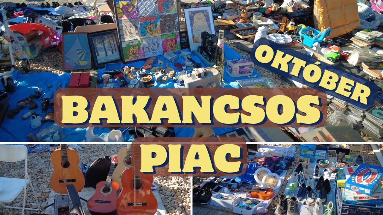 Bakancsos Piac - Bolhapiac - OKtóber - Budapest [4k Ultra HD 60fps ]