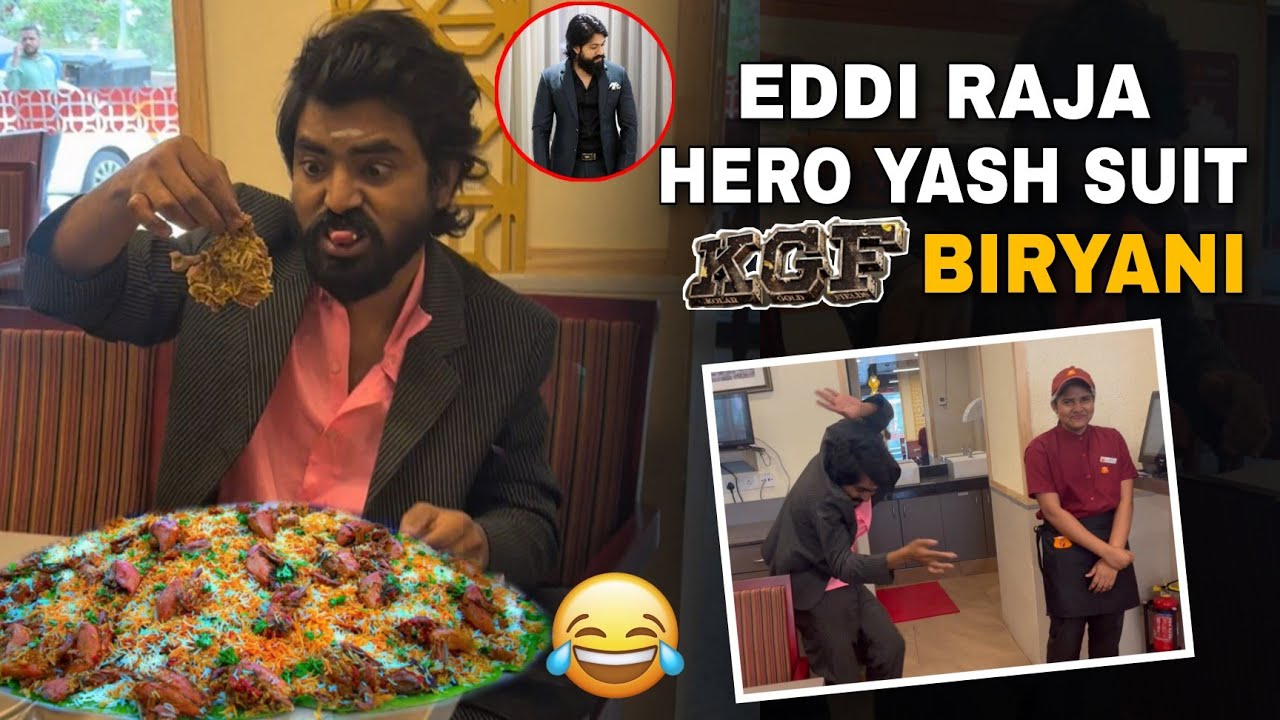 Eddi Raja New GetUP In Hyderabad Paradise | Famous Paradise Biryani | Uttara Prashanth