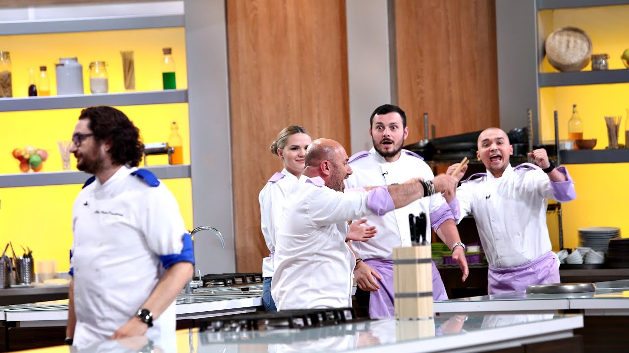Echipa lui Chef Cătălin Scărlătescu câștigă proba cocktailului! Chef Sorin: „Nu-i nimic funny”