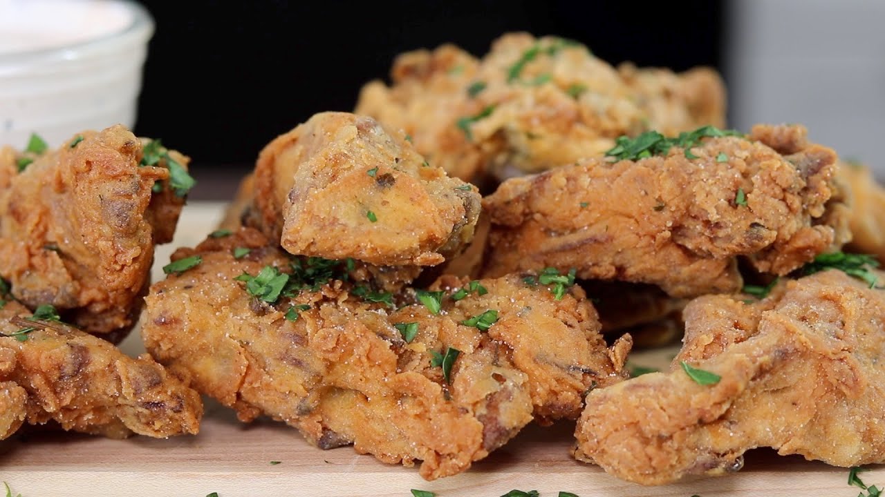 Crispy Fried Oyster Mushrooms