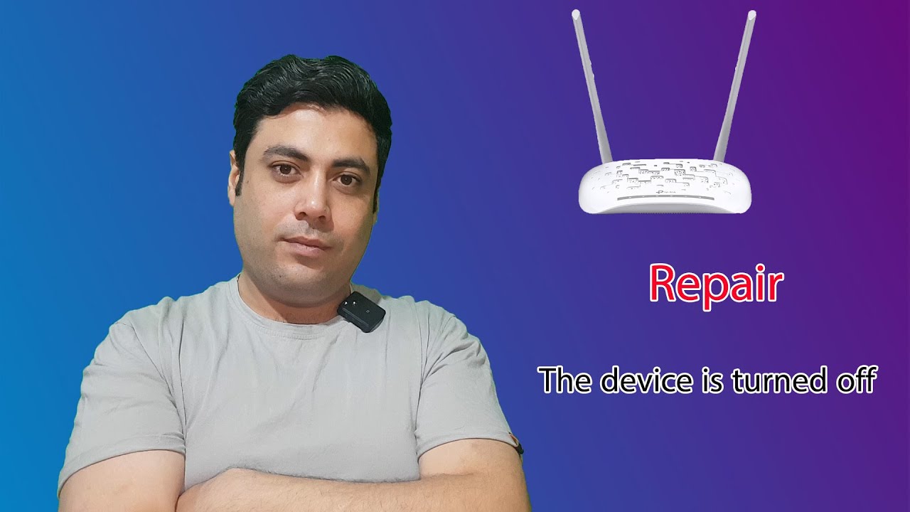 تعمیر مودم خاموش شده TP LINK ( modem is turned off)