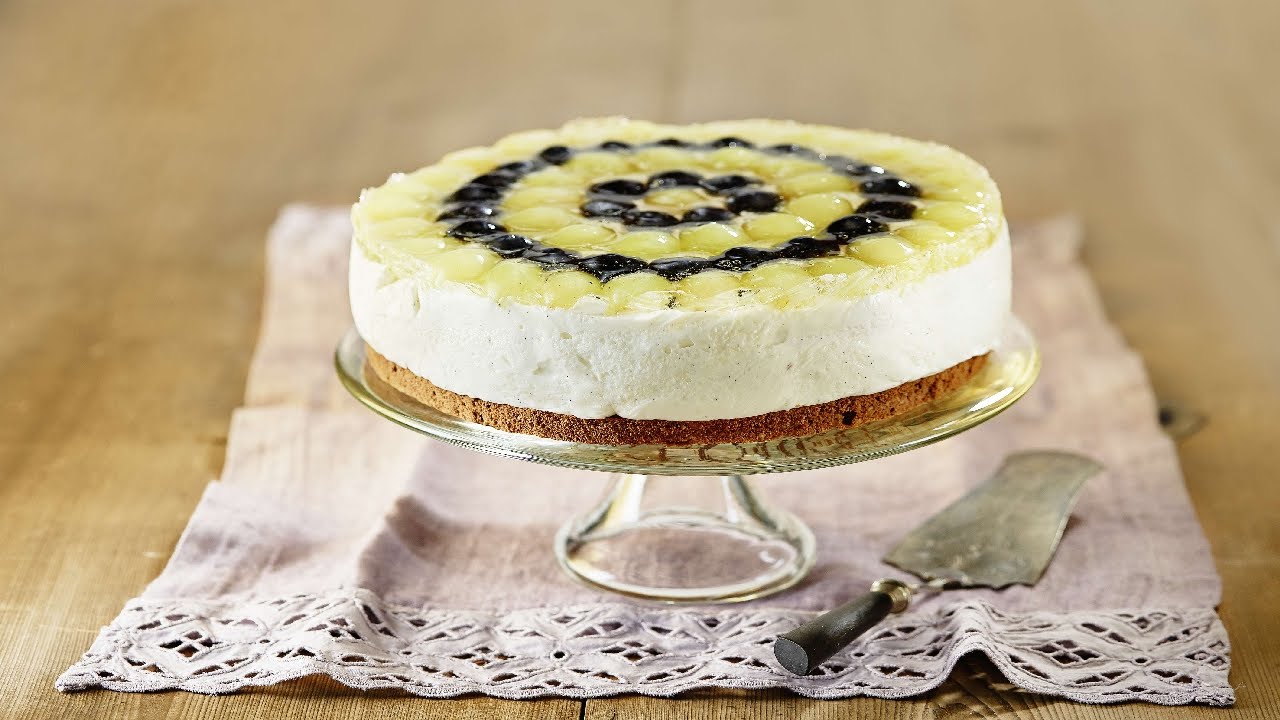 Herbstliche Quarktorte mit Trauben - Backrezept Betty Bossi