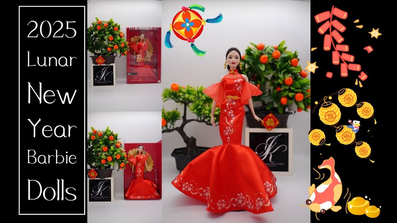 JK Barbie Dolls Collection ~ Unbox 2025 Lunar New Year 🧧 Barbie Doll